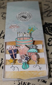 Happy Birthday Matchbox Card